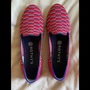 Rothy Cherry Red Mosaic Loafer